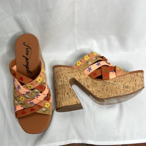NWOT  Free People Lisbon Platform Sandal - Picture 4 of 8